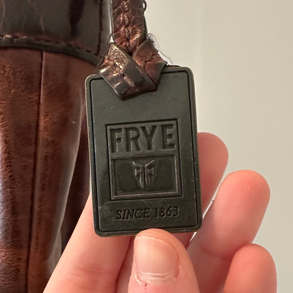 Frye Genuine Leather Messenger Bag - Picture 4 of 14